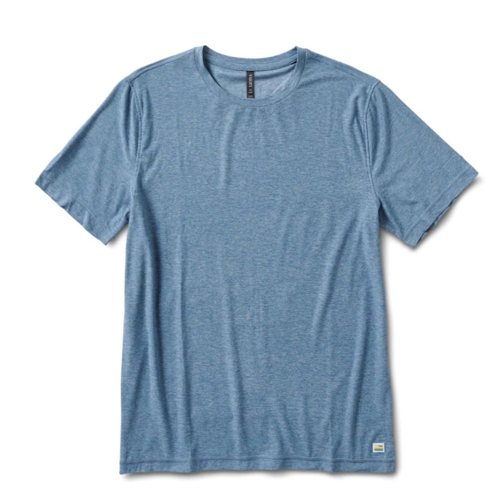 Vuori - Strato Tech Tee in 'Cloud Heather'